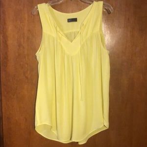 Gap bright yellow sleeveless blouse